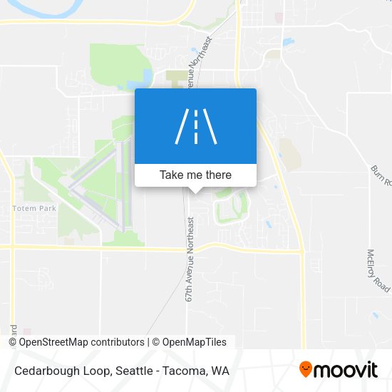 Cedarbough Loop map