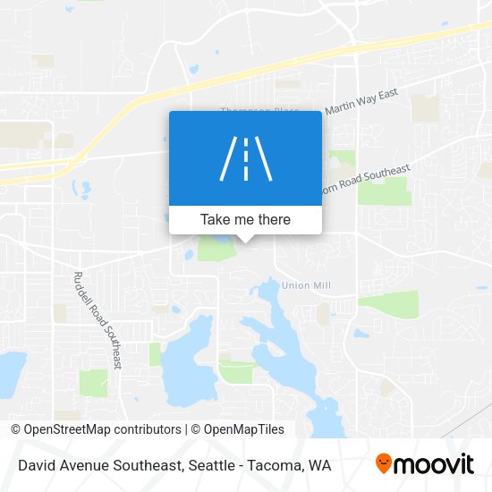 David Avenue Southeast map