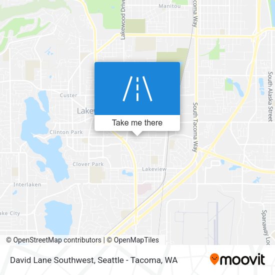 Mapa de David Lane Southwest