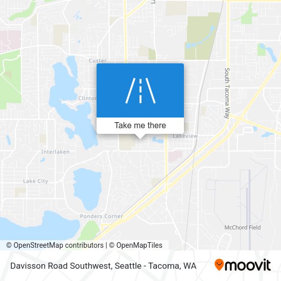 Davisson Road Southwest map