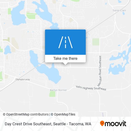 Day Crest Drive Southeast map
