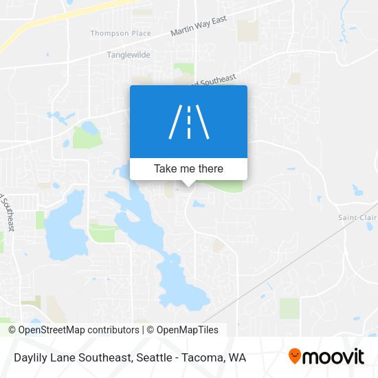 Daylily Lane Southeast map
