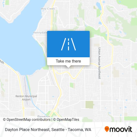 Mapa de Dayton Place Northeast