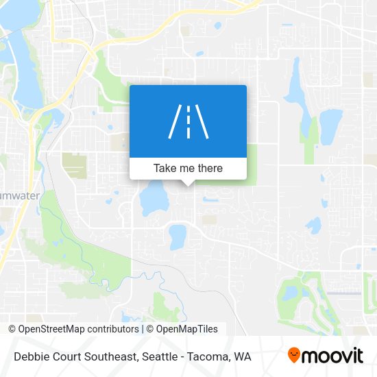 Mapa de Debbie Court Southeast