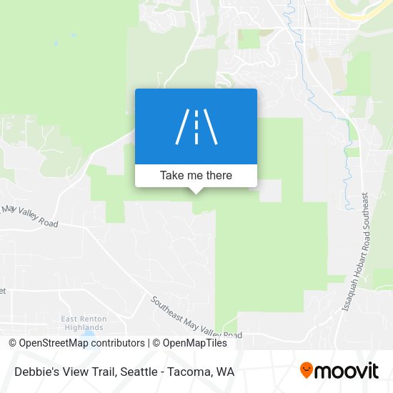 Debbie's View Trail map