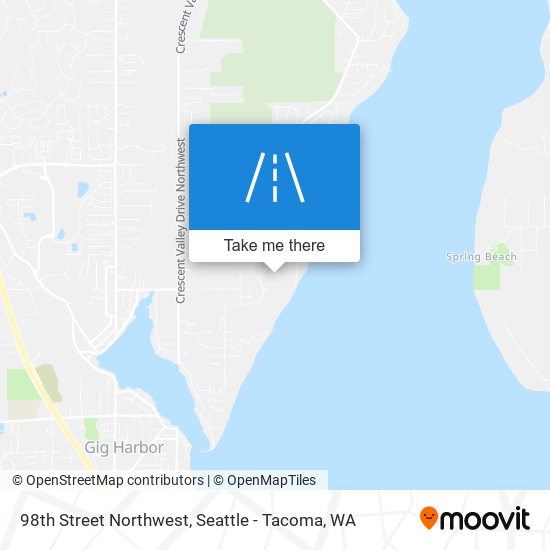 Mapa de 98th Street Northwest