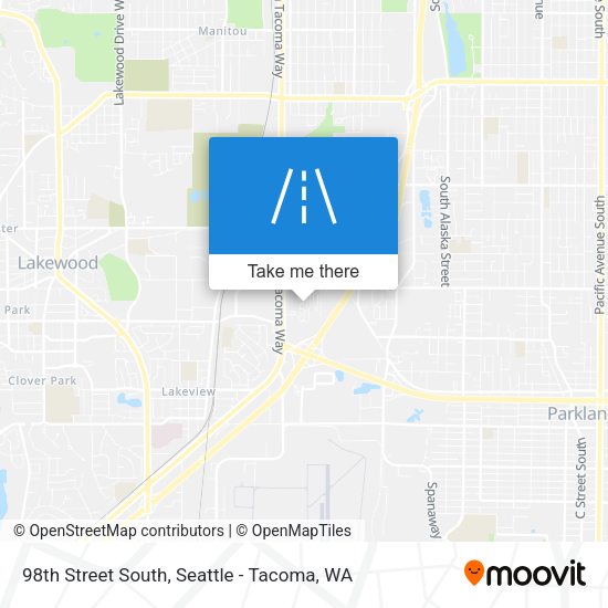 98th Street South map