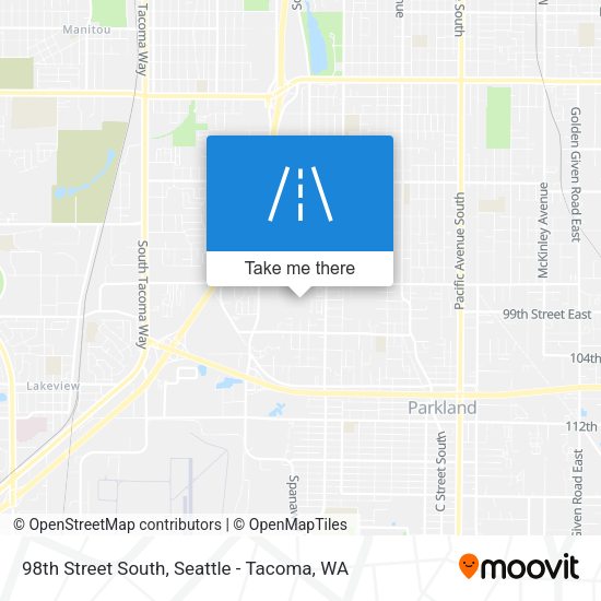 98th Street South map