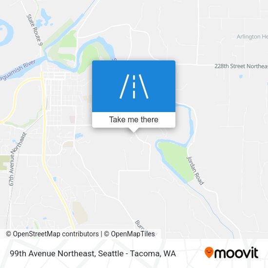 Mapa de 99th Avenue Northeast