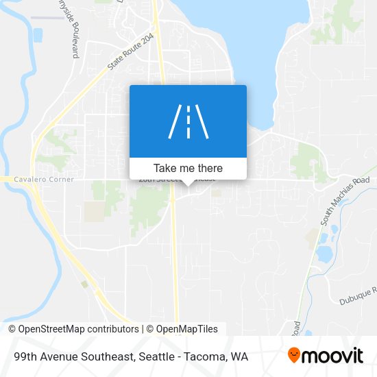 99th Avenue Southeast map