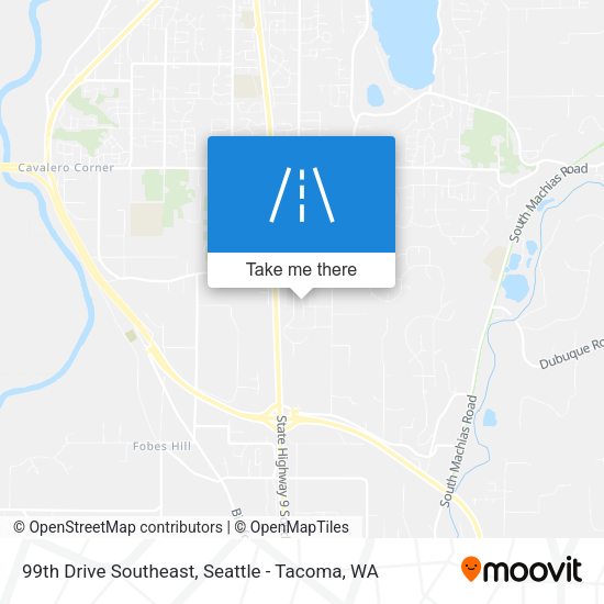 Mapa de 99th Drive Southeast