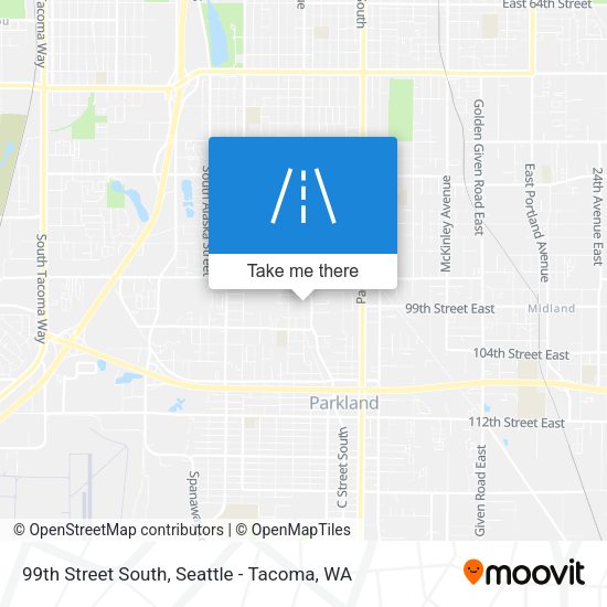 99th Street South map