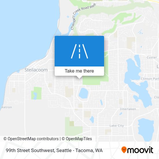99th Street Southwest map