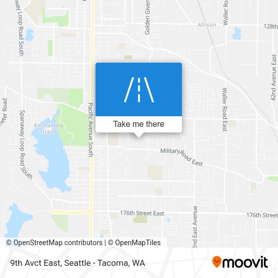 Mapa de 9th Avct East