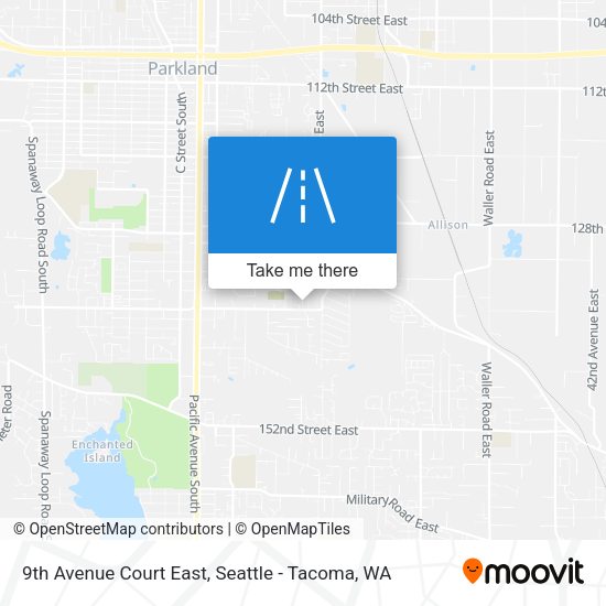 Mapa de 9th Avenue Court East