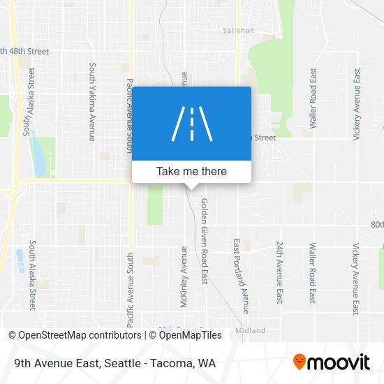9th Avenue East map