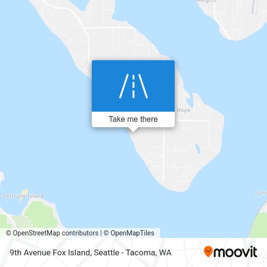Mapa de 9th Avenue Fox Island