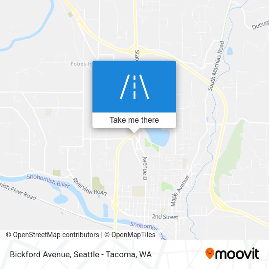 Bickford Avenue map