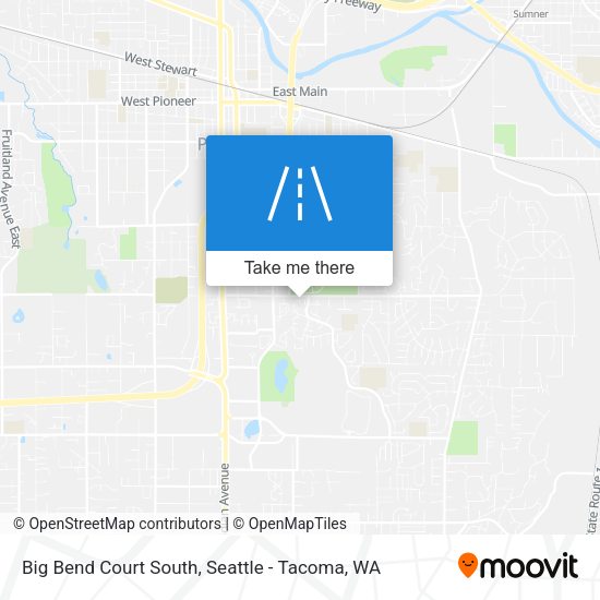 Big Bend Court South map