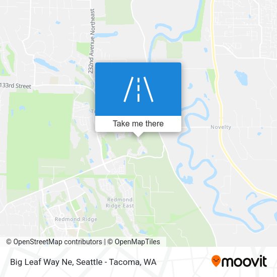 Mapa de Big Leaf Way Ne