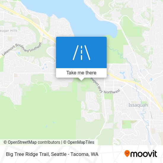 Big Tree Ridge Trail map