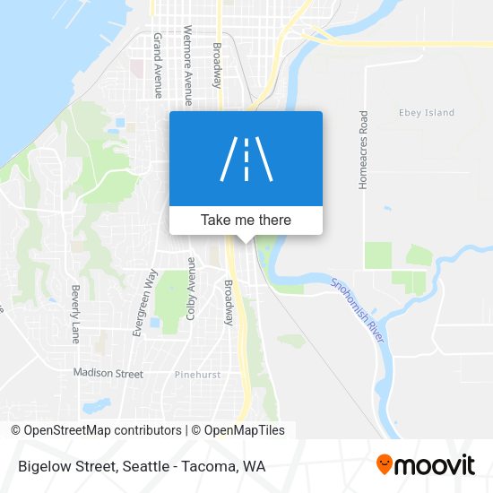Bigelow Street map