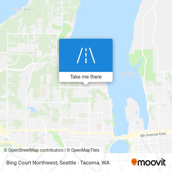 Bing Court Northwest map