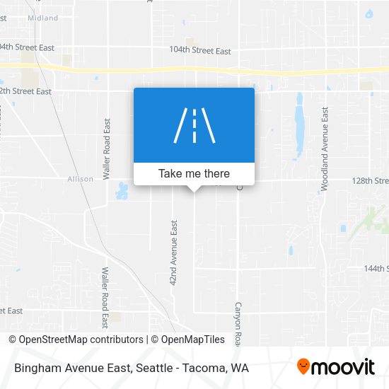 Bingham Avenue East map