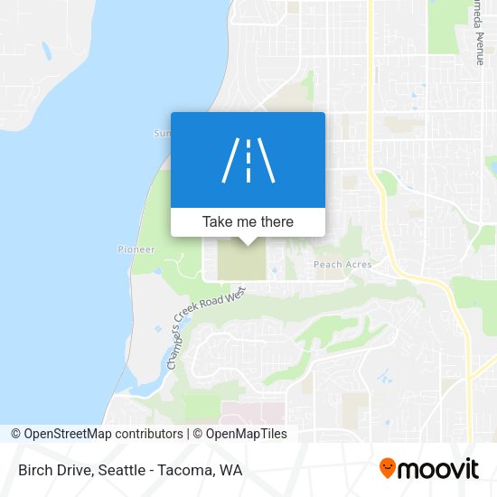 Birch Drive map