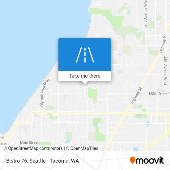 Bistro 76 map