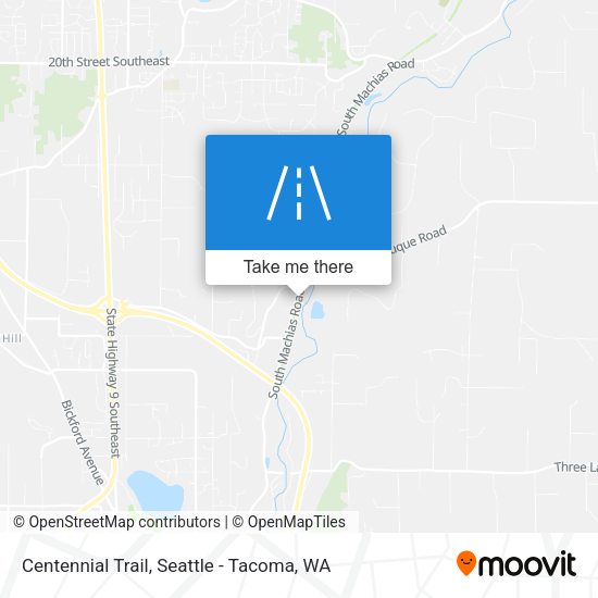 Mapa de Centennial Trail