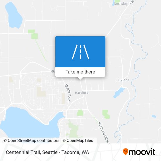 Centennial Trail map