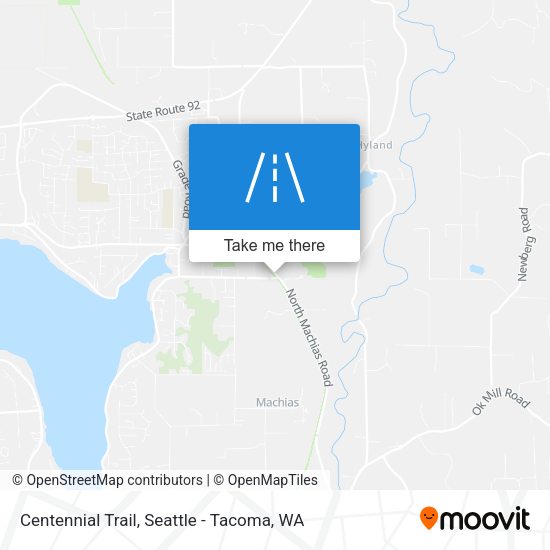 Centennial Trail map