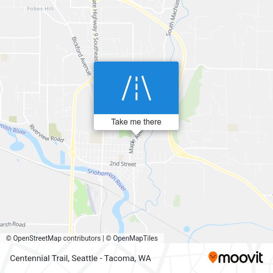 Mapa de Centennial Trail