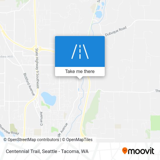 Mapa de Centennial Trail
