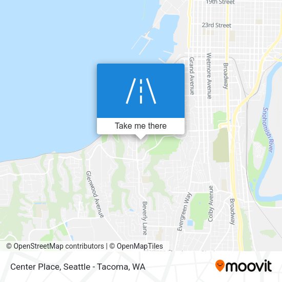 Center Place map