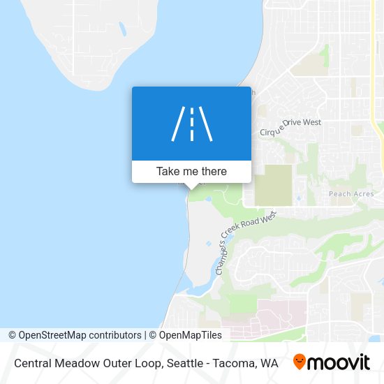 Central Meadow Outer Loop map