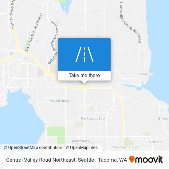 Mapa de Central Valley Road Northeast