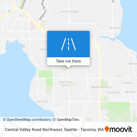 Mapa de Central Valley Road Northwest
