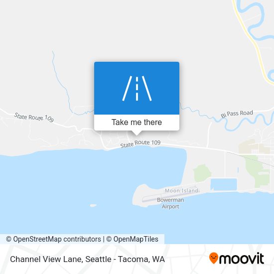 Mapa de Channel View Lane