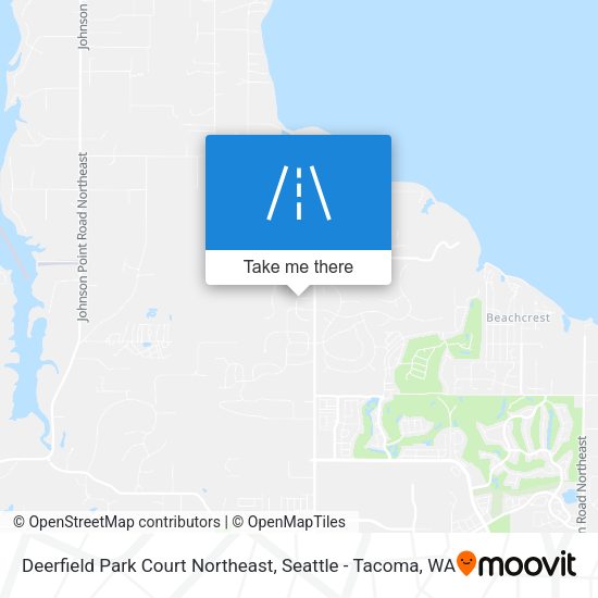 Deerfield Park Court Northeast map