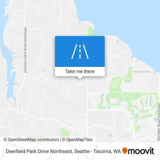 Mapa de Deerfield Park Drive Northeast