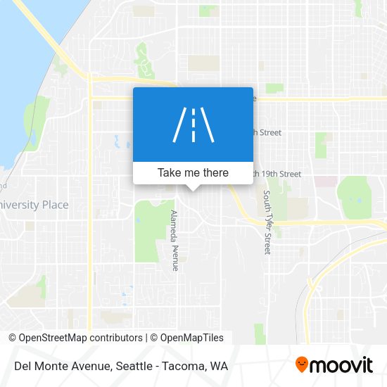 Del Monte Avenue map