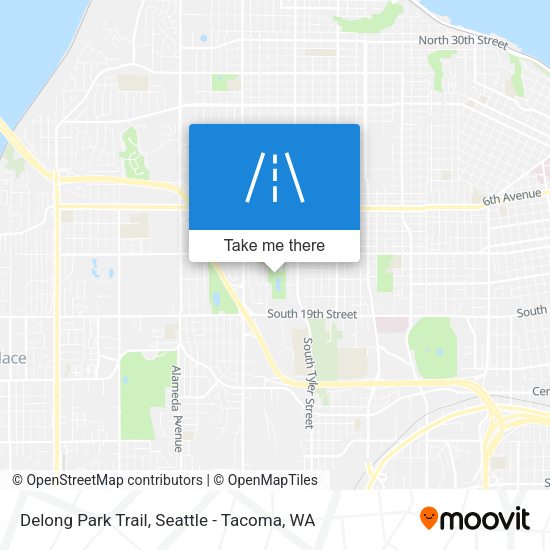 Mapa de Delong Park Trail