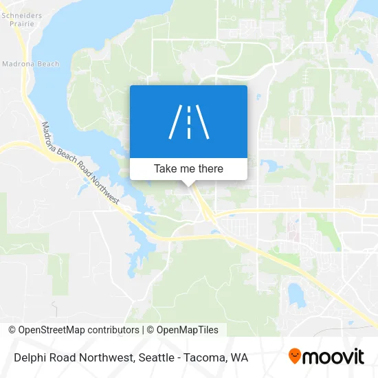 Delphi Road Northwest map
