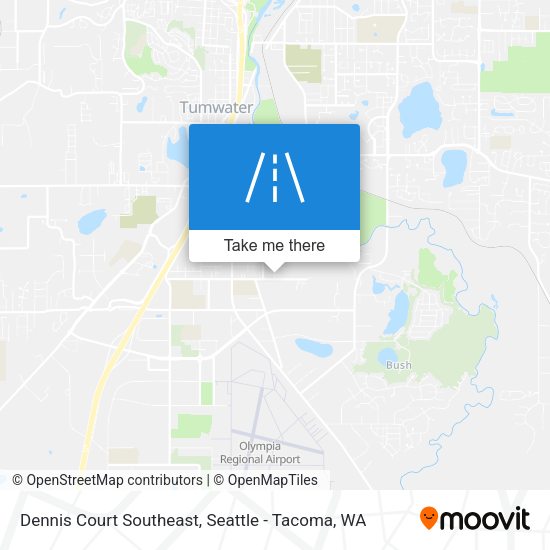 Mapa de Dennis Court Southeast