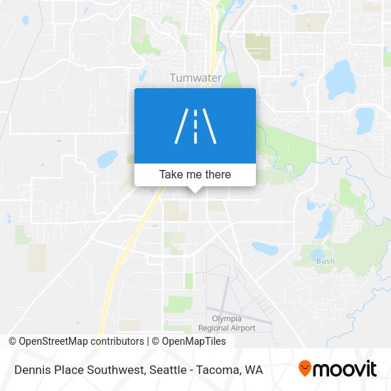 Dennis Place Southwest map