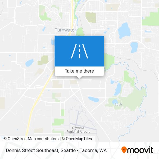 Dennis Street Southeast map