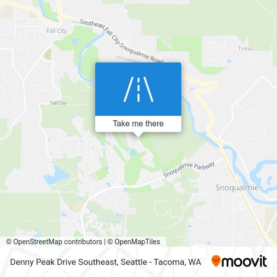 Mapa de Denny Peak Drive Southeast