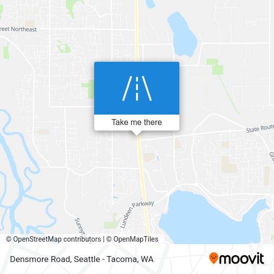 Densmore Road map